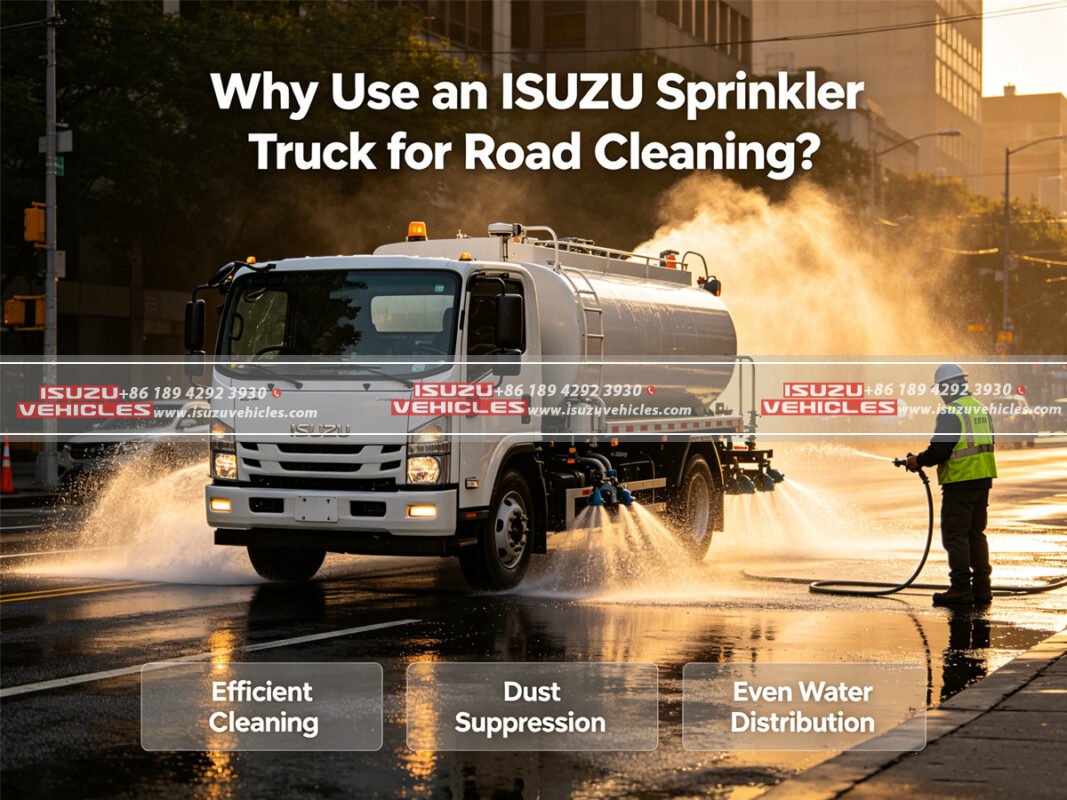 Why Use an ISUZU Sprinkler Truck for Road Cleaning?