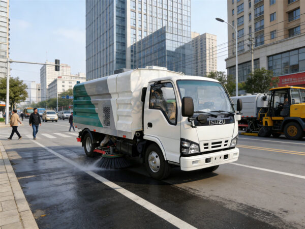 ISUZU 5 CBM Vacuum Sweeper Truck Main