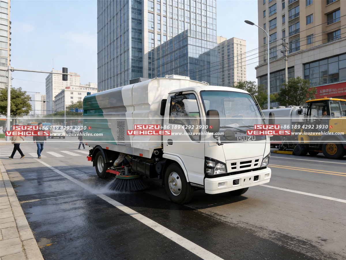 ISUZU 5 CBM Vacuum Sweeper Truck Main ISUZU 5 CBM Vacuum Sweeper Truck Main