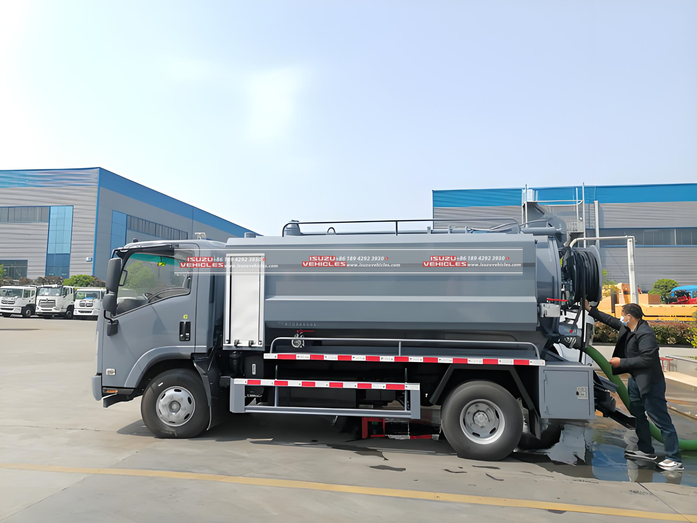 ISUZU 5000L Combined Sewer Jetting Truck Tanker ISUZU 5000L Combined Sewer Jetting Truck Tanker