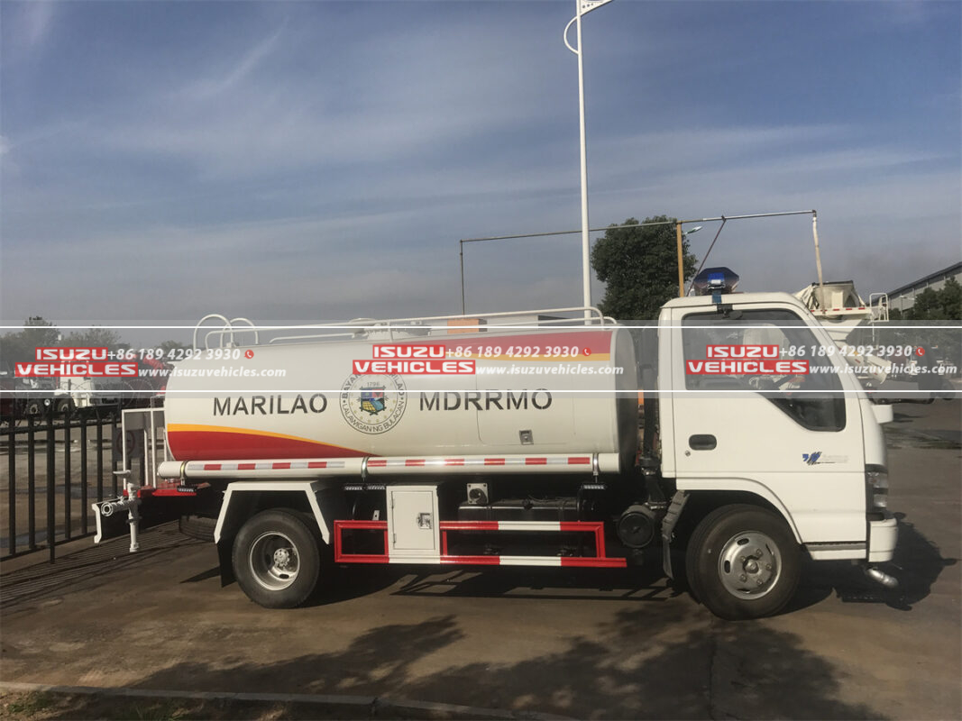ISUZU 5,000L Water Sprinkler Truck Truck body