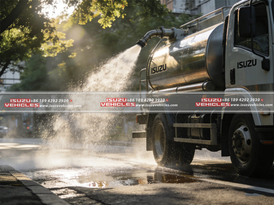 Is an ISUZU Sprinkler Truck Fuel-Efficient