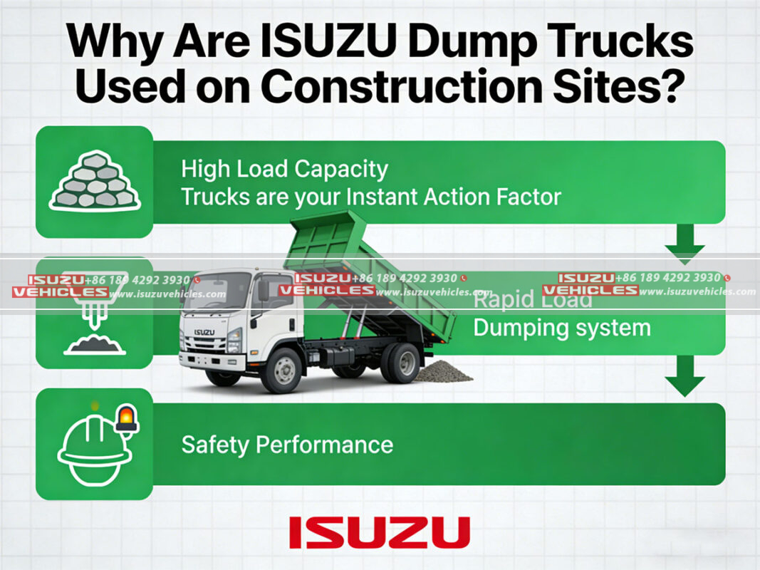 Why Are ISUZU Dump Trucks Used on Construction Sites