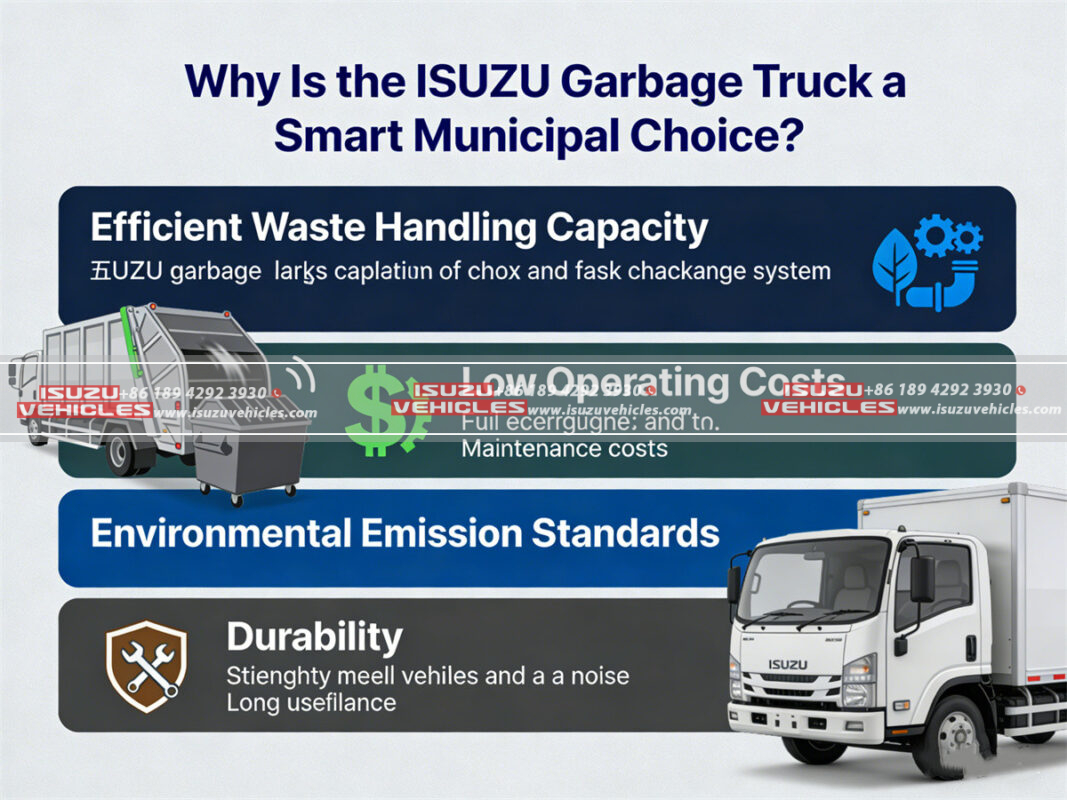 Why the ISUZU Garbage Truck a Smart Municipal Choice