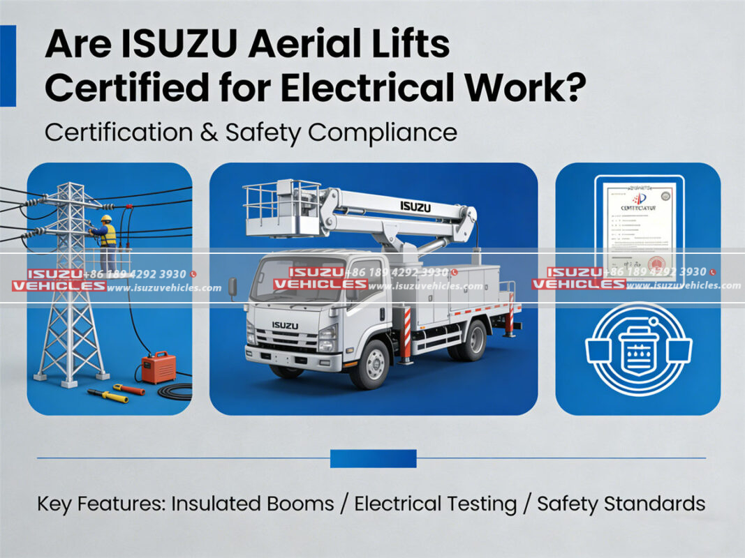 Are ISUZU Aerial Lifts Certified for Electrical Work