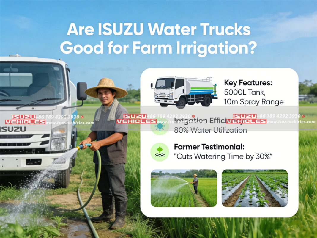 Are ISUZU Water Trucks Good for Farm Irrigation
