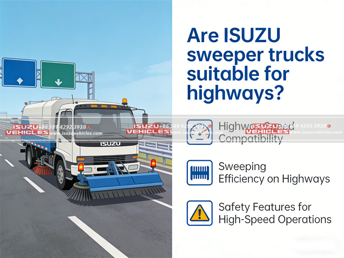 Are ISUZU sweeper trucks suitable for highways (2)