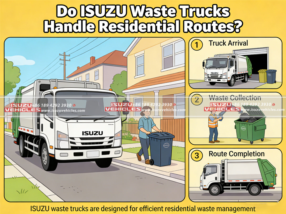 Do ISUZU Waste Trucks Handle Residential Routes (2)