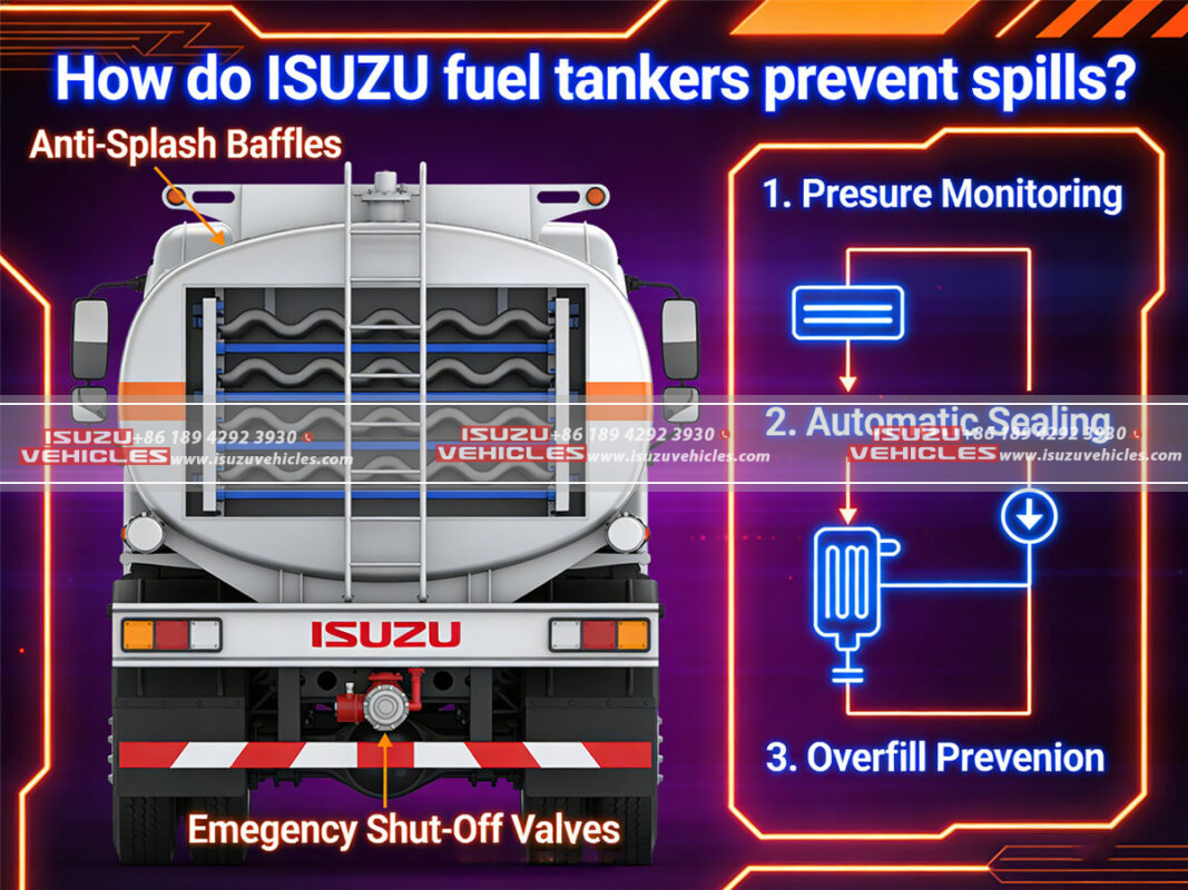 How Do ISUZU Fuel Tankers Prevent Spills