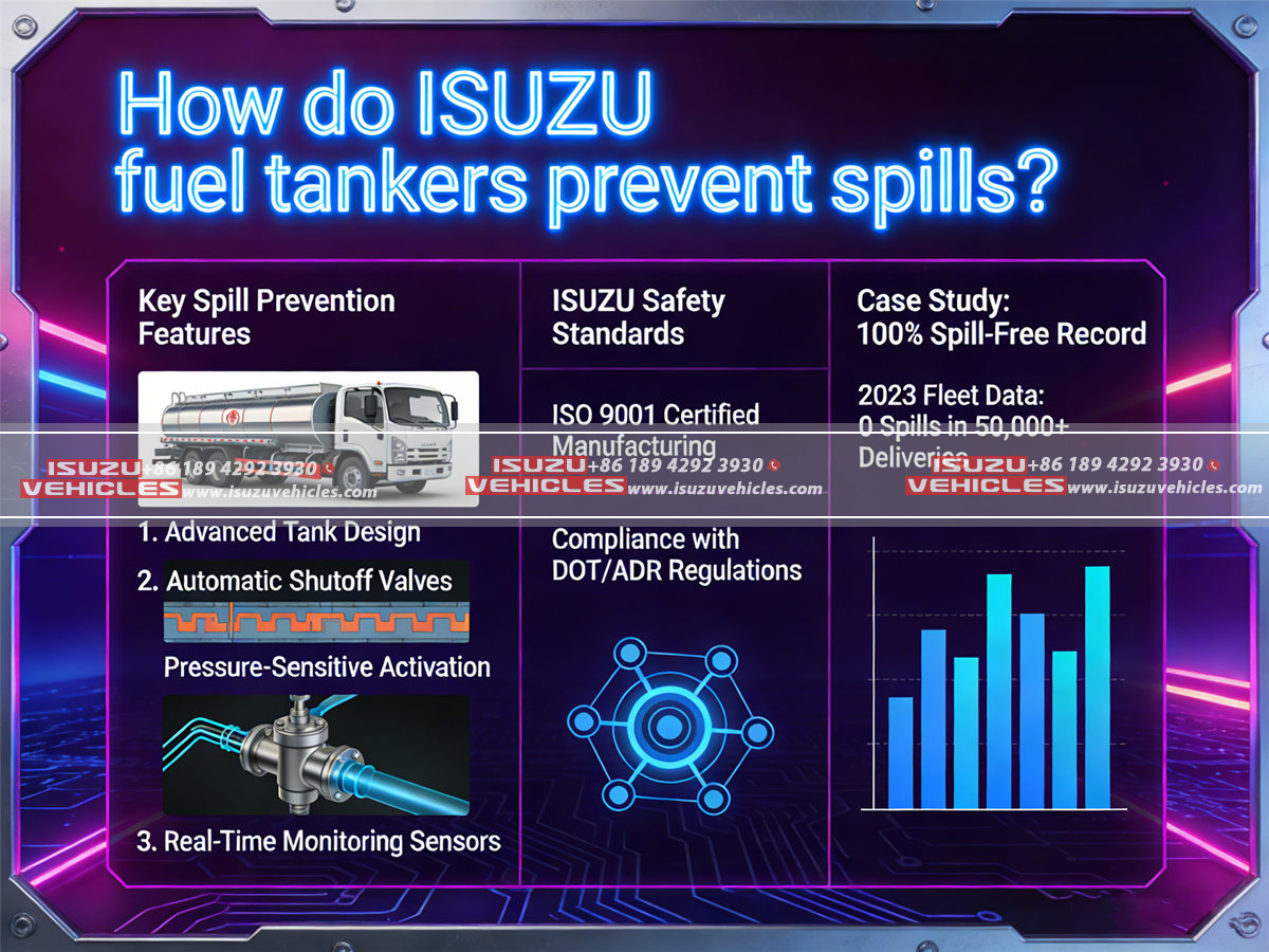 How Do ISUZU Fuel Tankers Prevent Spills (2)