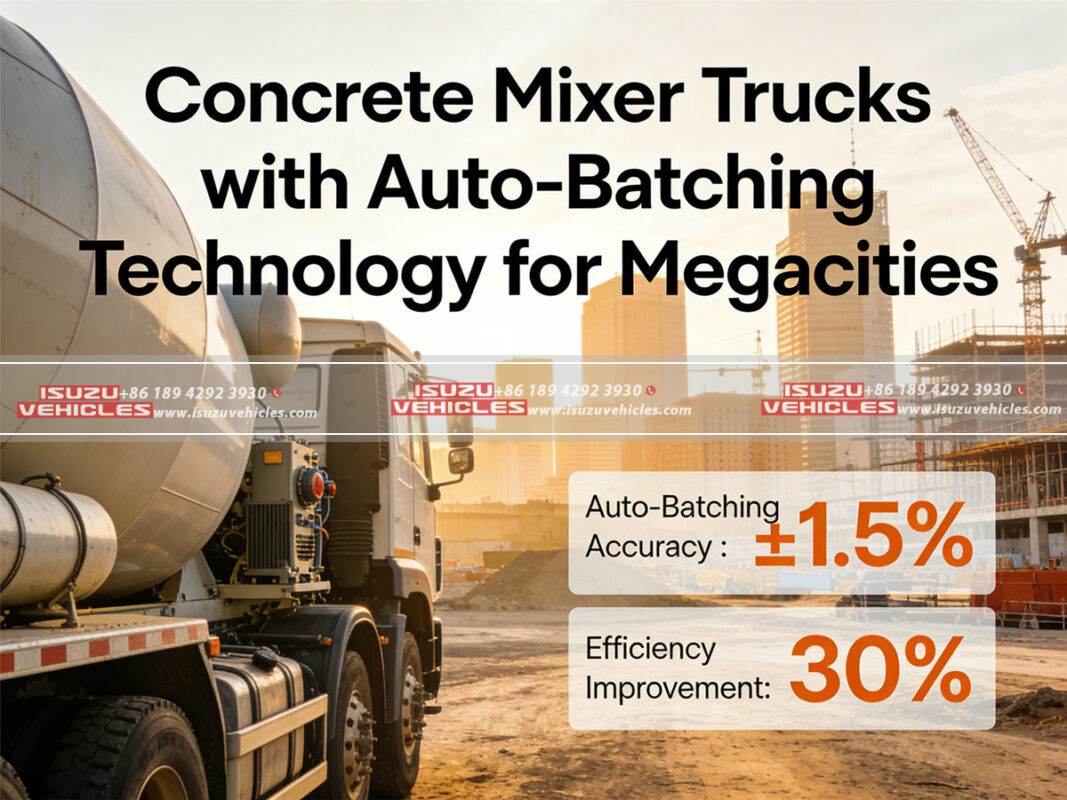 Revolutionizing Urban Construction Auto-Batching Mixer Trucks in Megacities The Concrete Crisis in Congested Metropolises