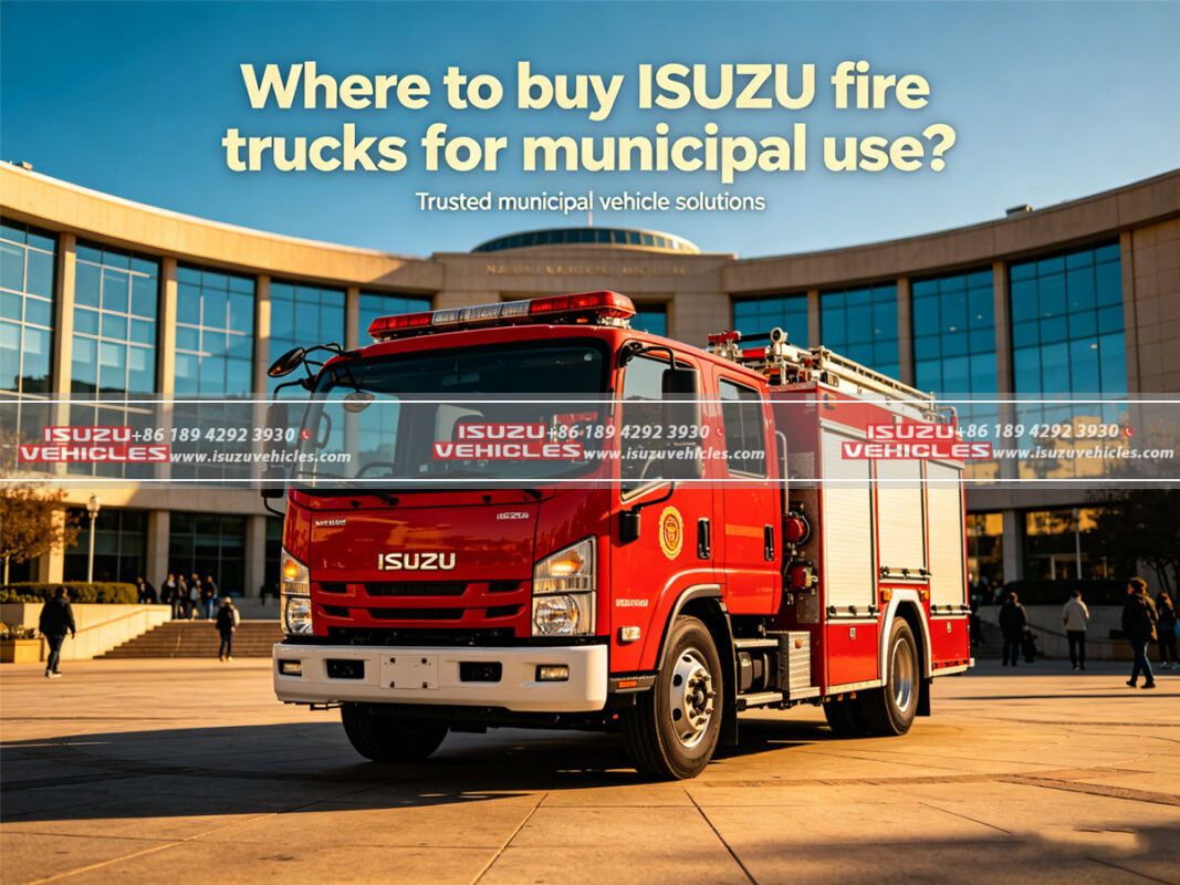 Where to buy ISUZU fire trucks for municipal use