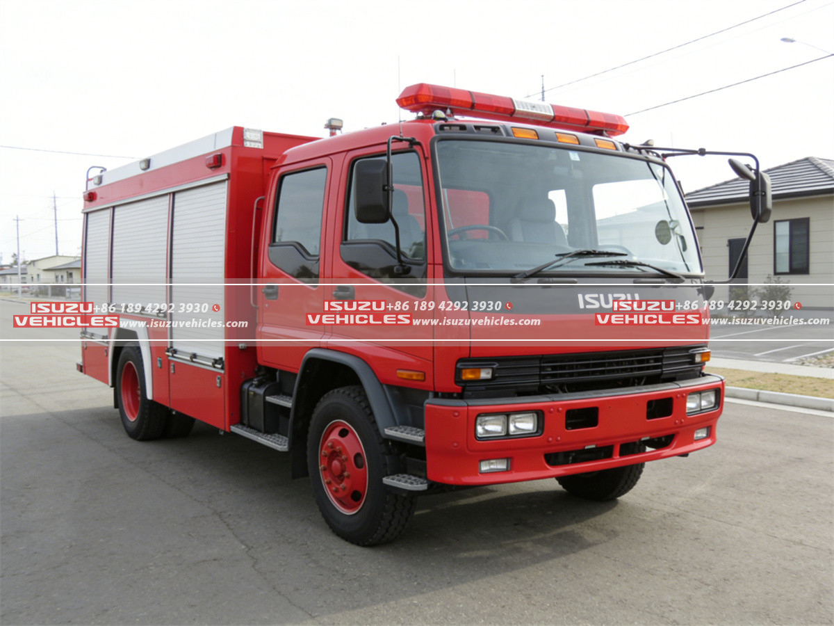 ISUZU 10000 Liter Water Fire Truck - ISUZU Vehicles