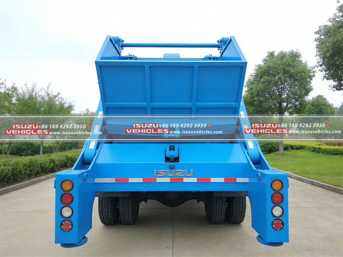 ISUZU 10CBM Skip Loader Garbage Truck Back ISUZU 10CBM Skip Loader Garbage Truck Back