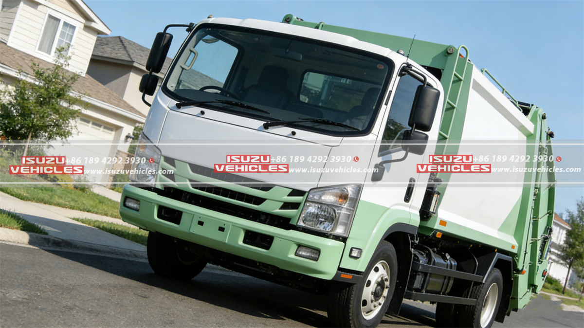 ISUZU 12 CBM Compactor Garbage Truck Side ISUZU 12 CBM Compactor Garbage Truck Side