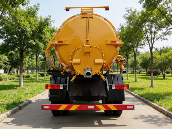 ISUZU 12 Ton Cesspit Emptier Vacuum Truck Back