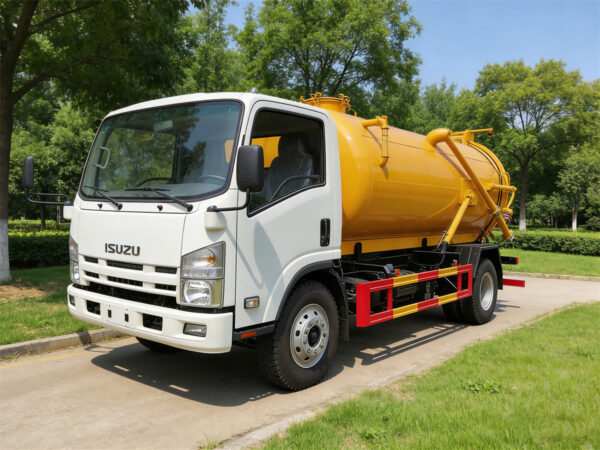 ISUZU 12 Ton Cesspit Emptier Vacuum Truck Side