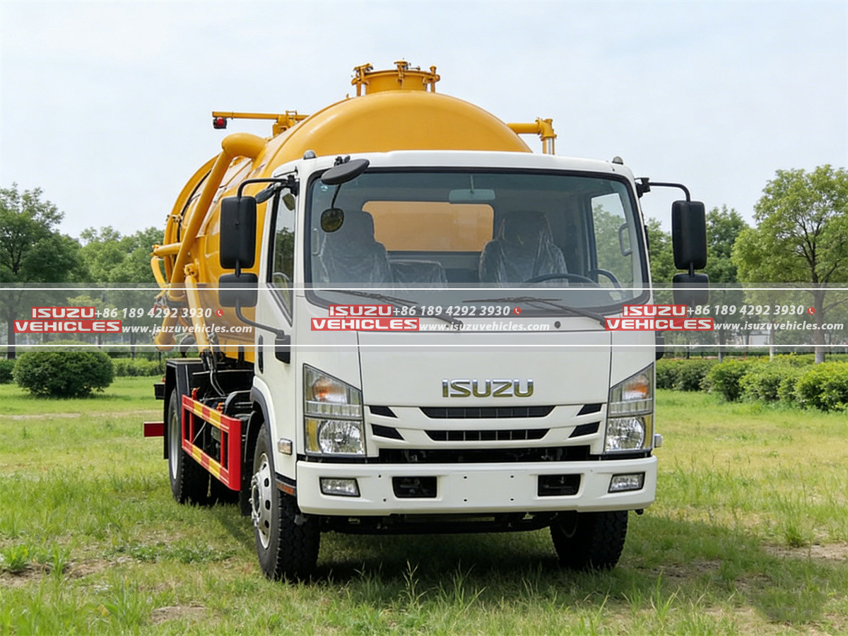ISUZU 12 Ton Cesspit Emptier Vacuum Truck Tractor ISUZU 12 Ton Cesspit Emptier Vacuum Truck Tractor