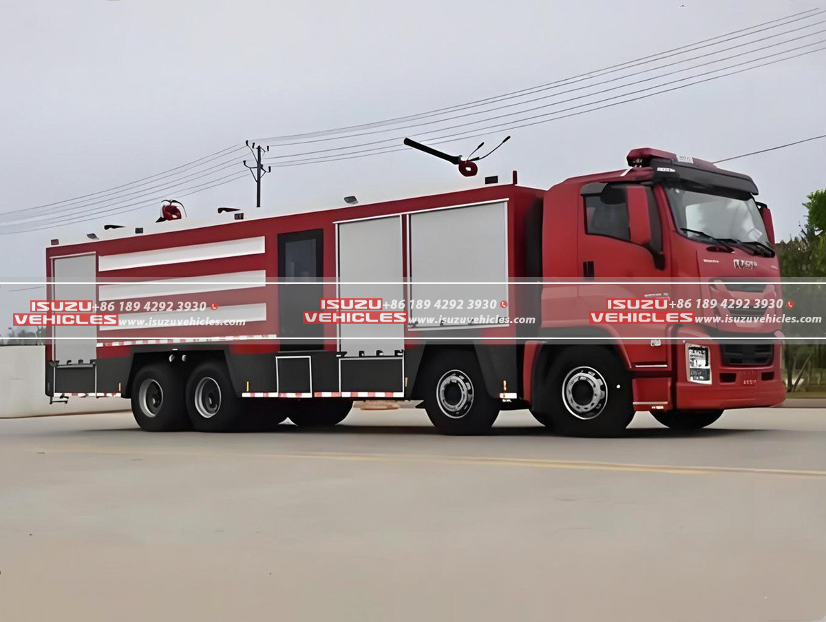ISUZU 12000L Water Foam Powder Fire Fighting Truck (2) ISUZU 12000L Water Foam Powder Fire Fighting Truck (2)