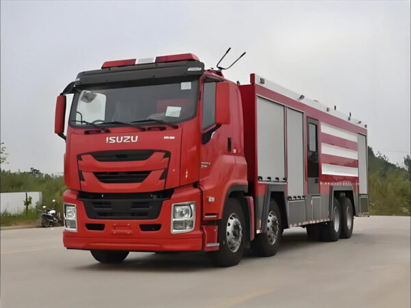 ISUZU 12000L Water Foam Powder Fire Fighting Truck (3)