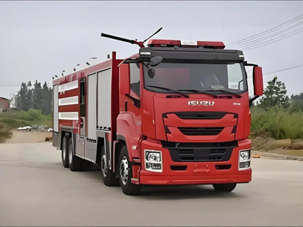 ISUZU 12000L Water Foam Powder Fire Fighting Truck (5)