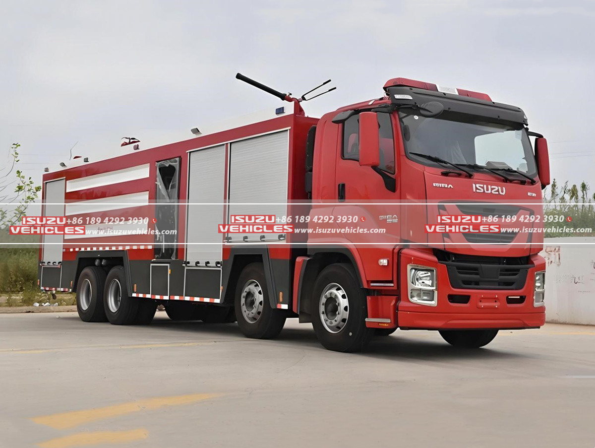 ISUZU 12000L Water Foam Powder Fire Fighting Truck ISUZU 12000L Water Foam Powder Fire Fighting Truck