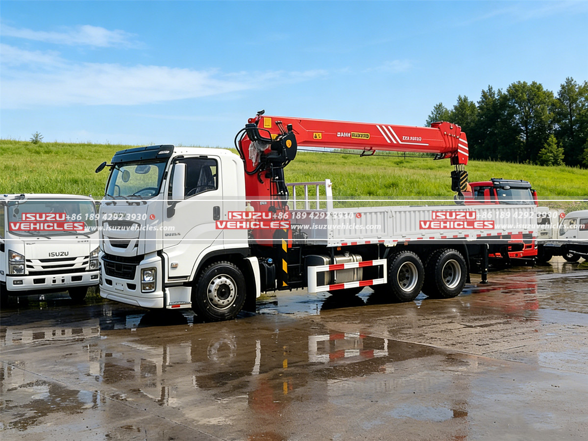 ISUZU 16T PALFINGER Heavy-Duty Telescopic Boom Truck Body ISUZU 16T PALFINGER Heavy-Duty Telescopic Boom Truck Body