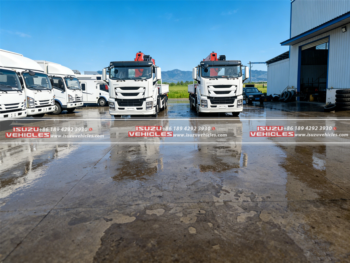 ISUZU 16T PALFINGER Heavy-Duty Telescopic Boom Truck Fleet ISUZU 16T PALFINGER Heavy-Duty Telescopic Boom Truck Fleet