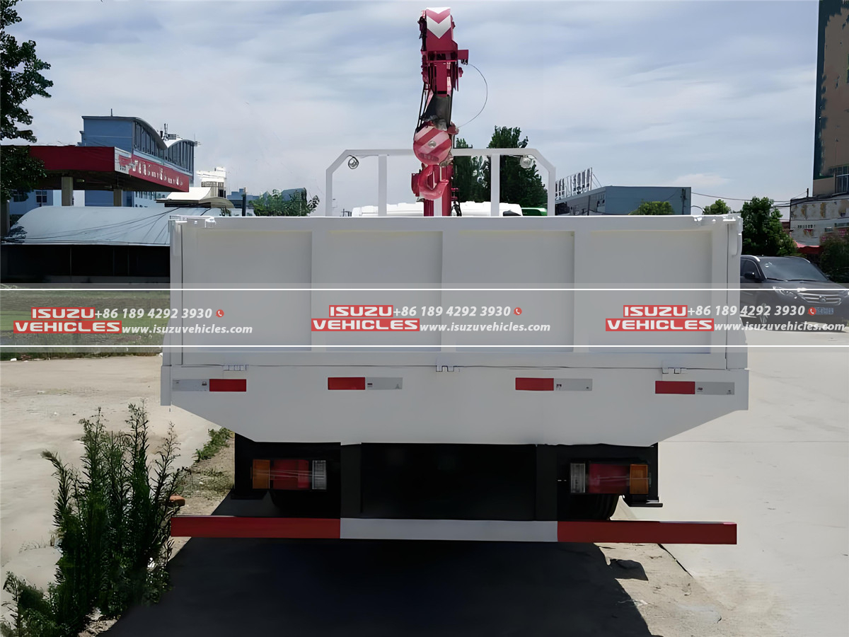 ISUZU 5T Telescopic Boom Crane Back ISUZU 5T Telescopic Boom Crane Back