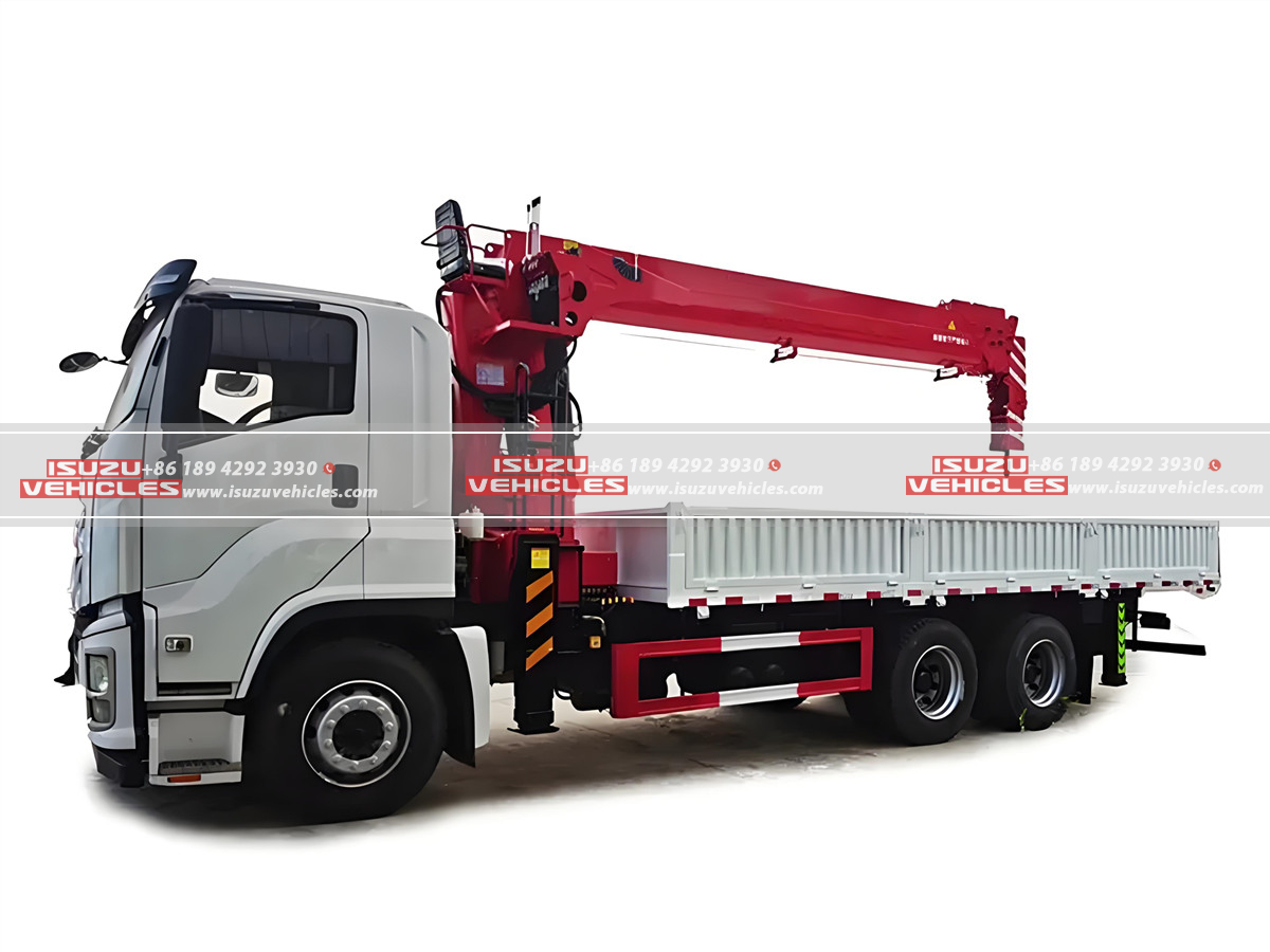 ISUZU 8 Ton Telescopic Boom Crane Body Left ISUZU 8 Ton Telescopic Boom Crane Body Left