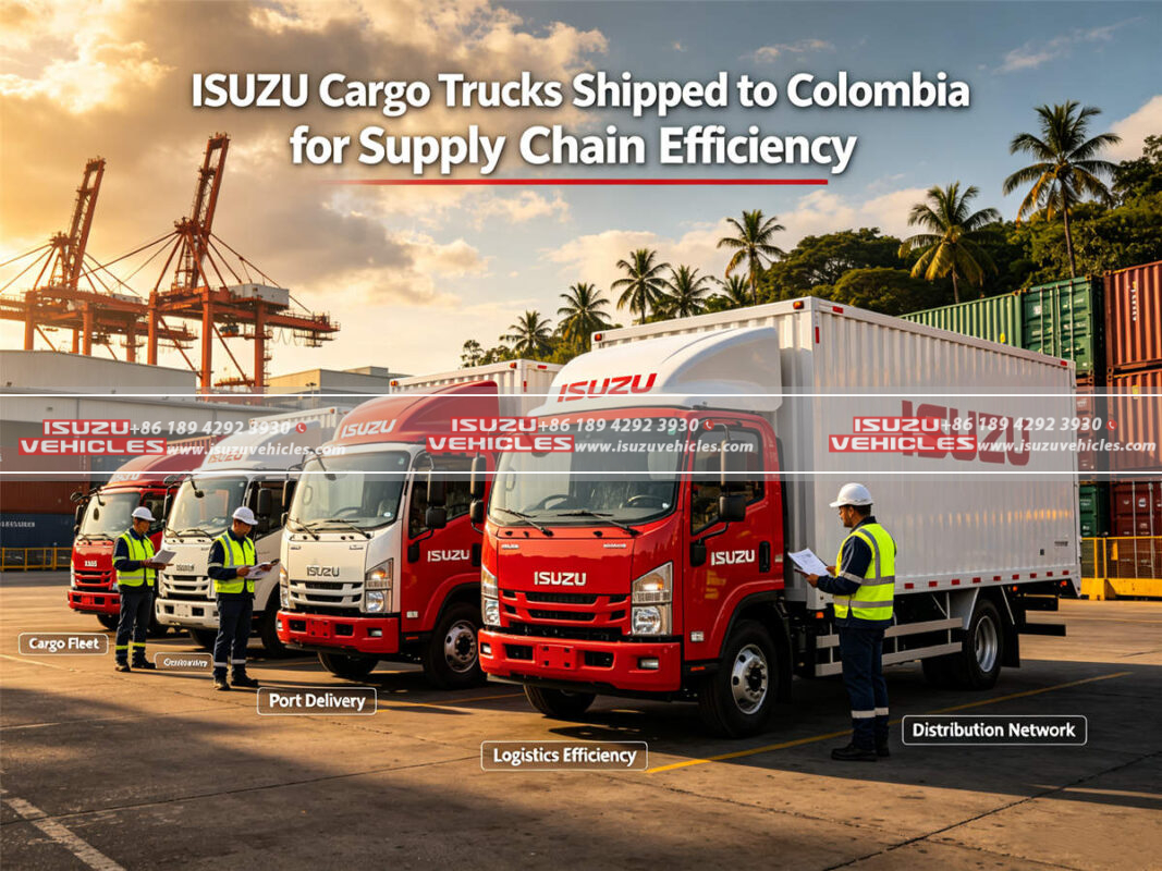 ISUZU Cargo Trucks Shipped to Colombia for Supply Chain Efficiency