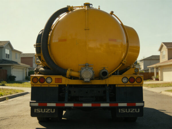 ISUZU GIGA 10000 Liter Vacuum Sewage Truck Back