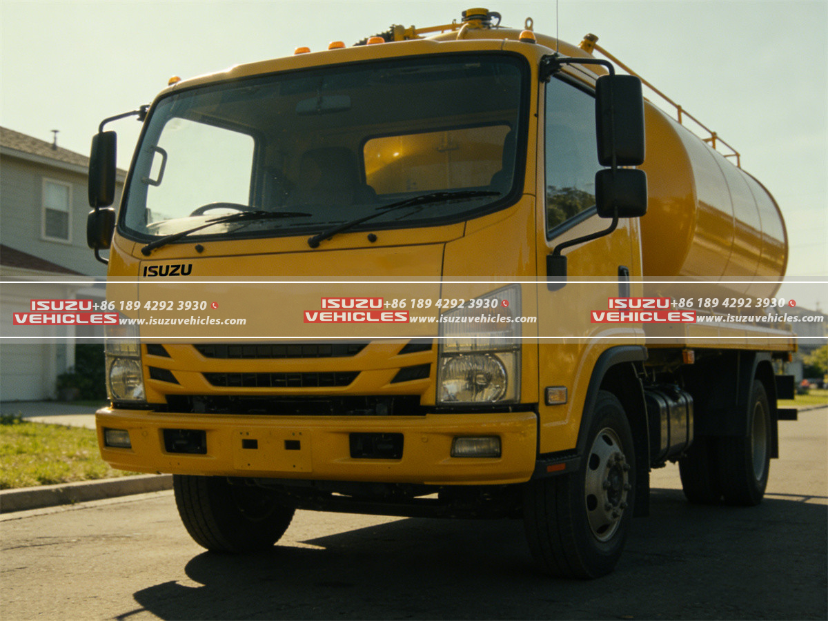 ISUZU GIGA 10000 Liter Vacuum Sewage Truck Side ISUZU GIGA 10000 Liter Vacuum Sewage Truck Side