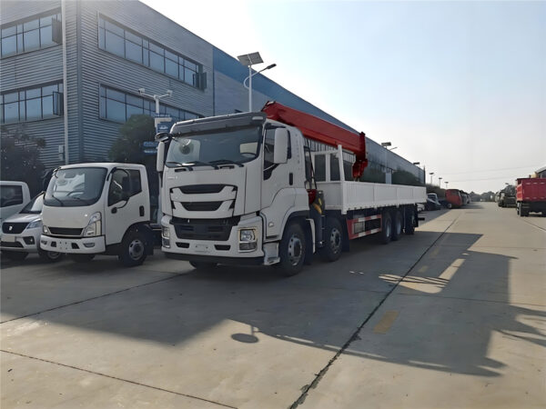 ISUZU GIGA UNIC 15T Telescopic Boom Crane Side