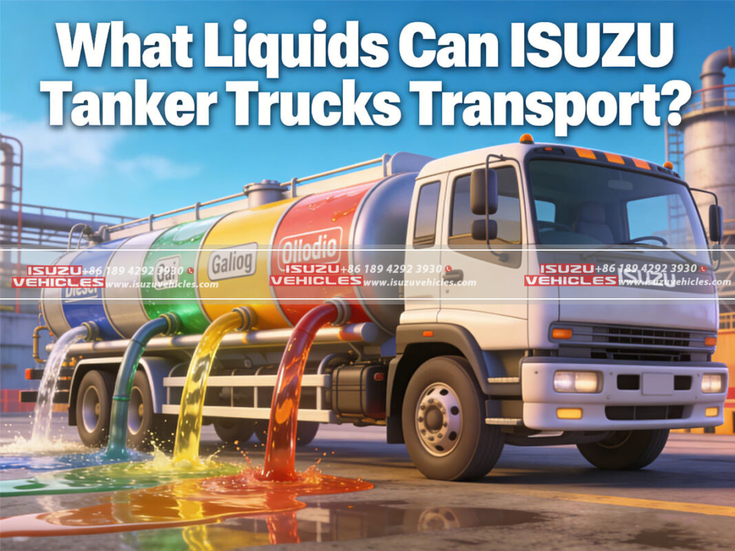 What Liquids Can ISUZU Tanker Trucks Transport