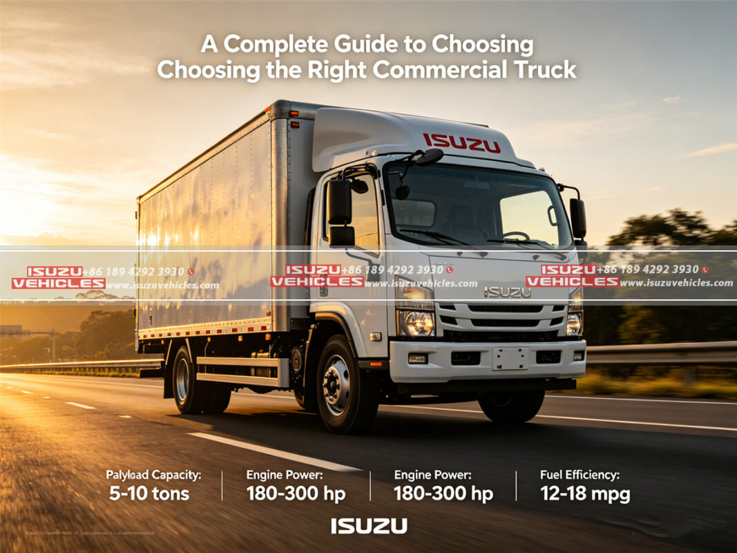 A Complete Guide to Choosing the Right Commercial Truck