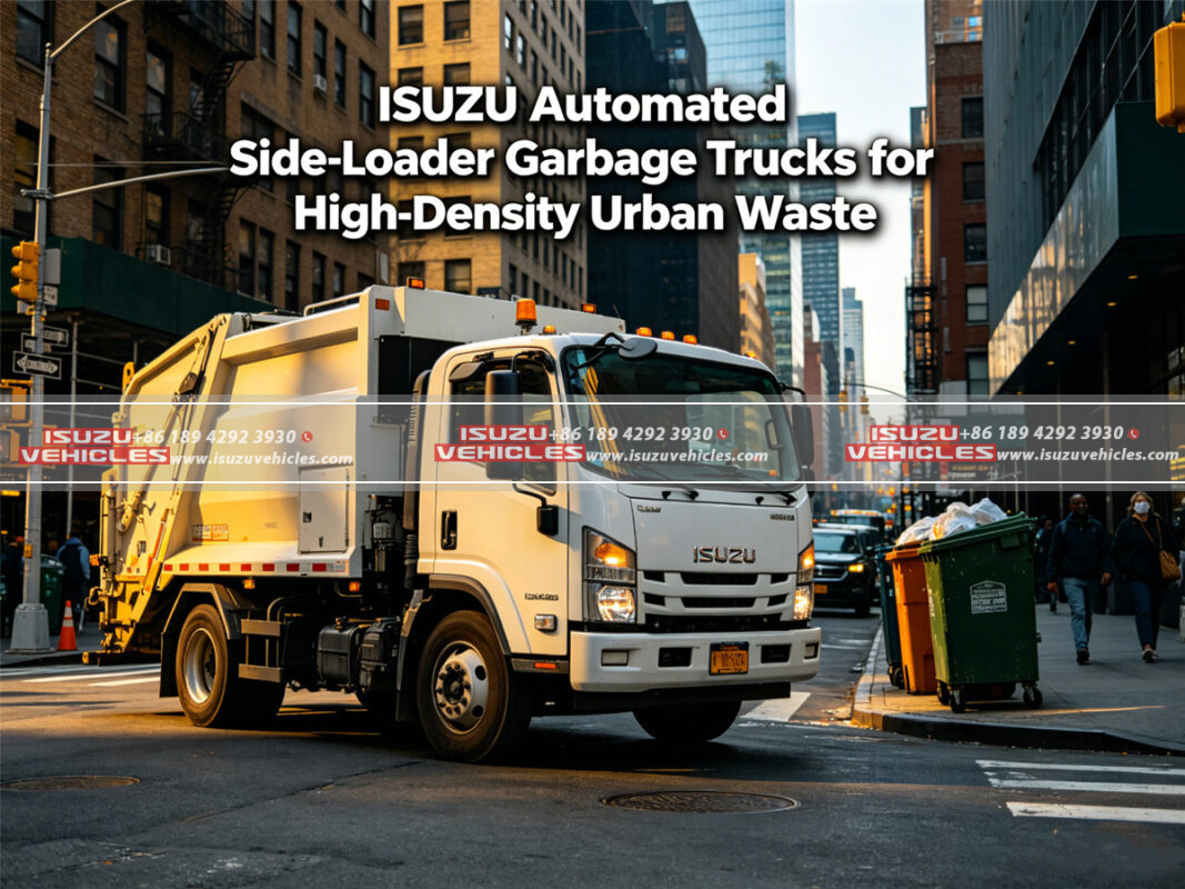 Automated Side-Loader Garbage Trucks for High-Density Urban Waste