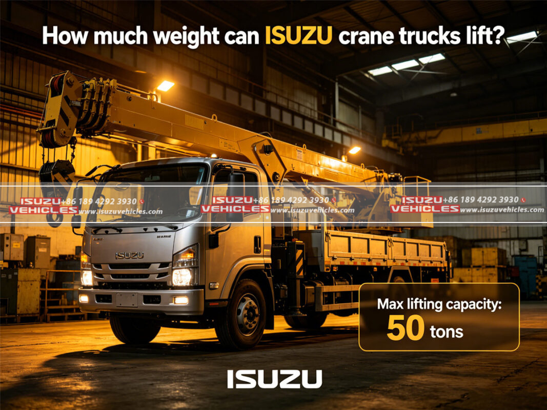 How Much Weight Can ISUZU Crane Trucks Lift