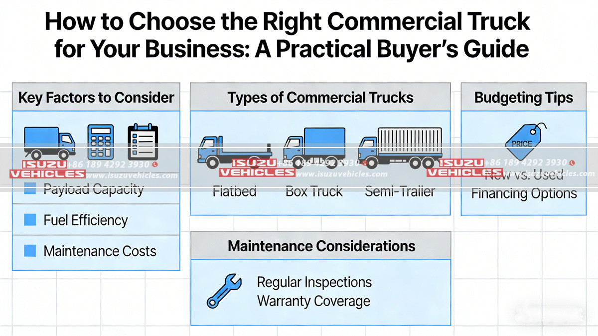 How to Choose the Right Commercial Truck for Your Business A Practical Buyer’s Guide