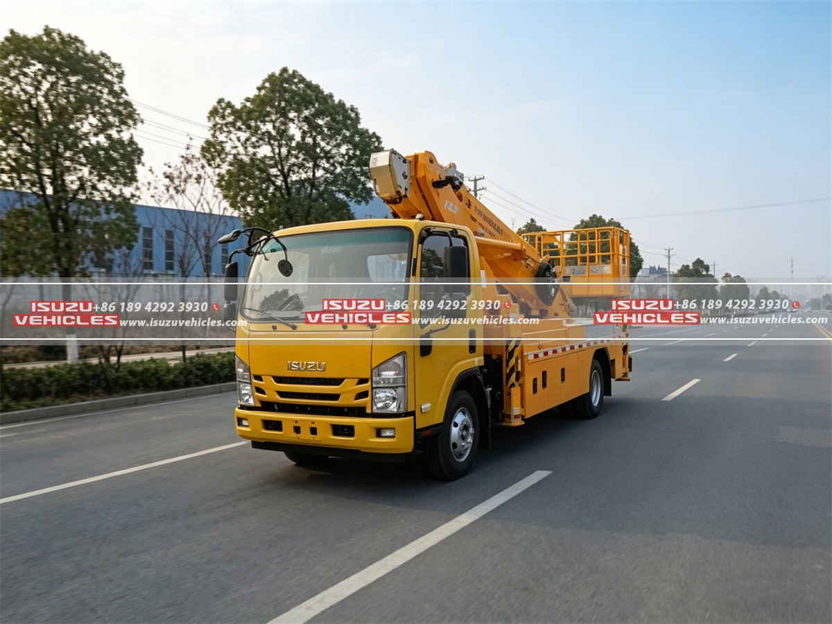 ISUZU 24M Telescopic Bucket Truck (2) ISUZU 24M Telescopic Bucket Truck (2)
