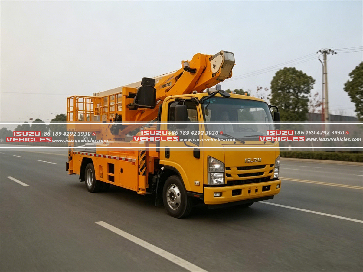 ISUZU 24M Telescopic Bucket Truck (3) ISUZU 24M Telescopic Bucket Truck (3)
