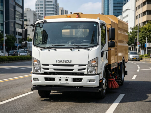 ISUZU Brush Street Cleaner Truck (2)