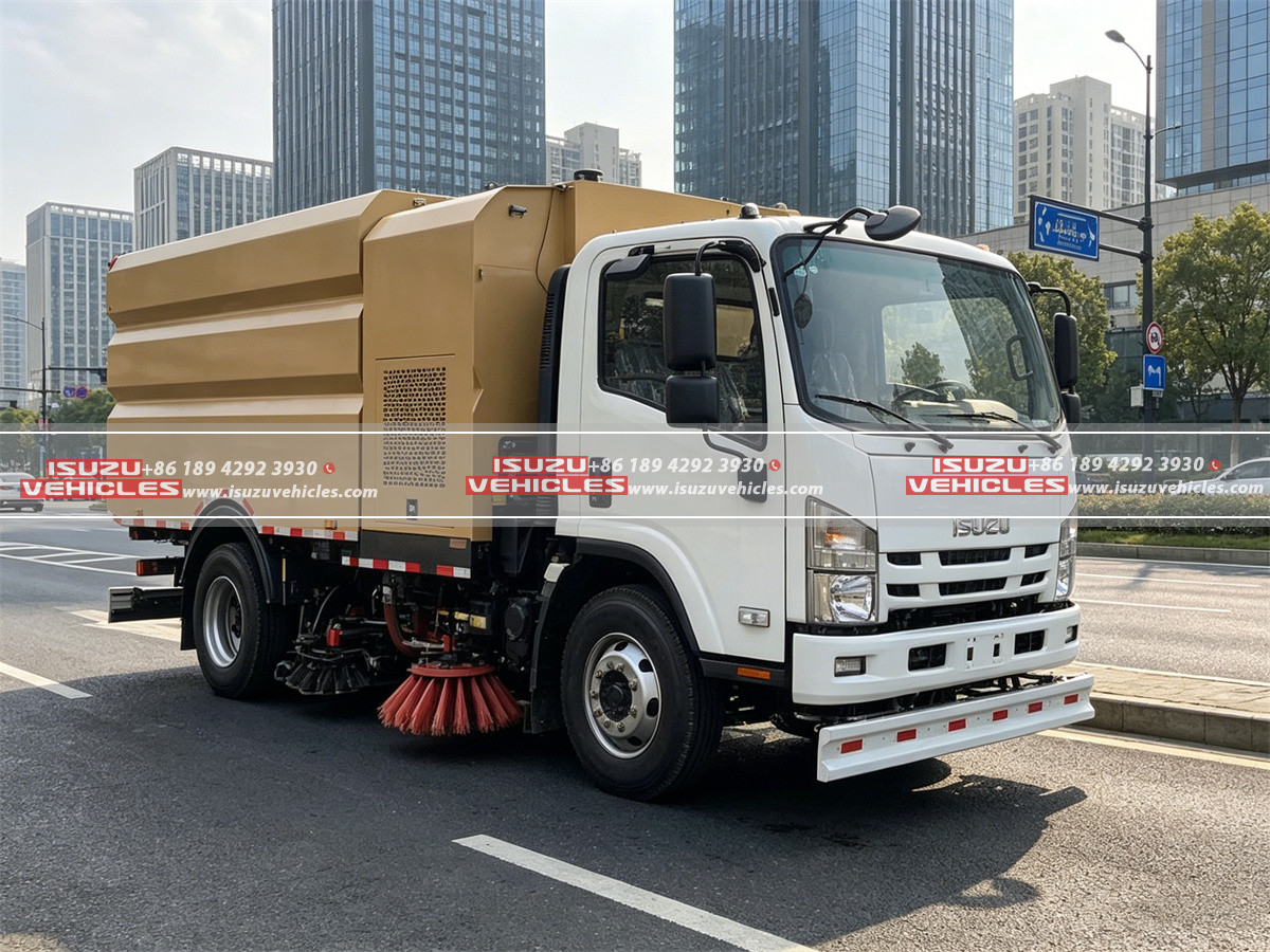 ISUZU Brush Street Cleaner Truck (3) ISUZU Brush Street Cleaner Truck (3)