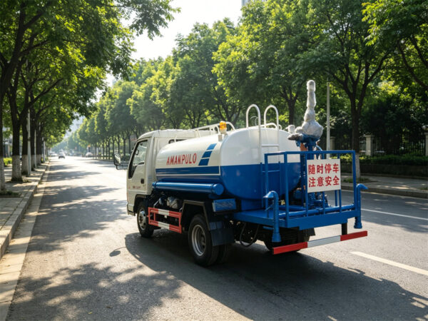 ISUZU Mini Water Sprayer Truck Back