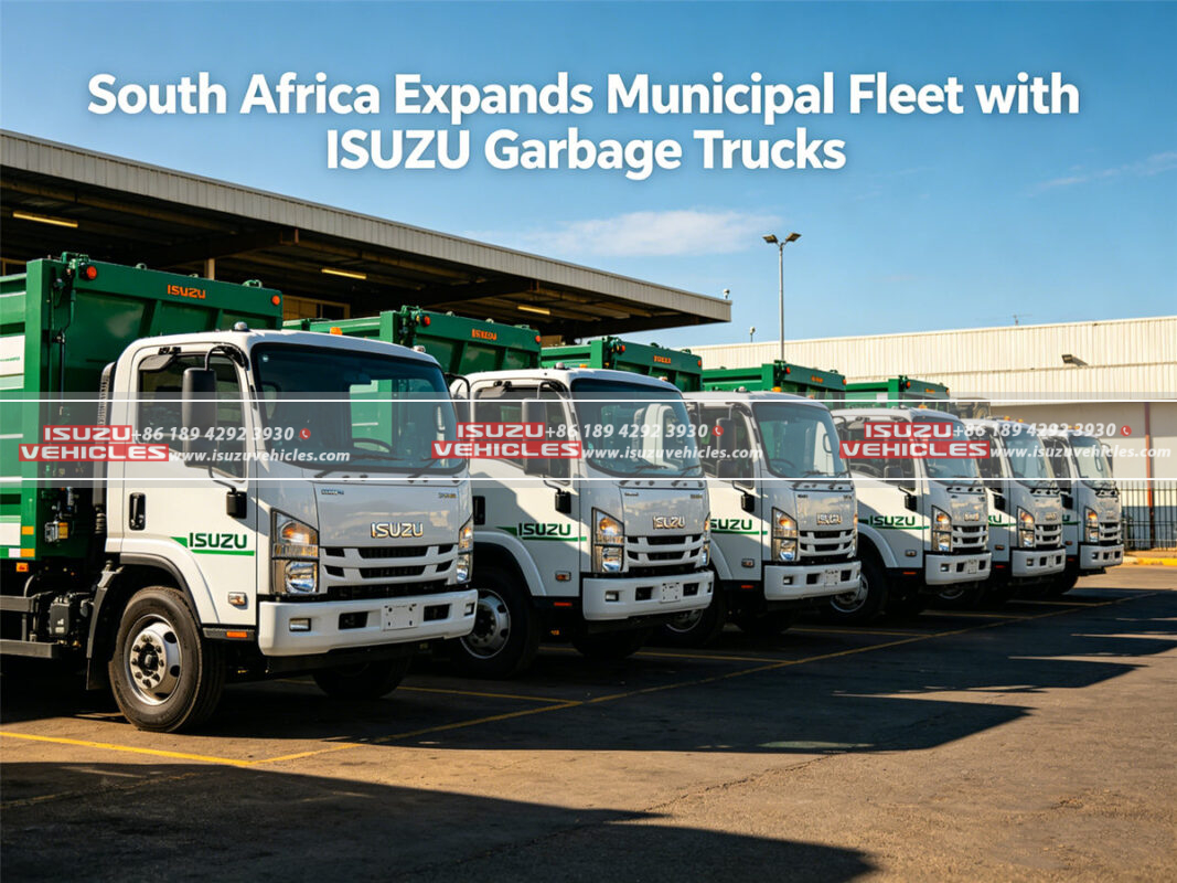 South Africa Expands Municipal Fleet with ISUZU Garbage Trucks