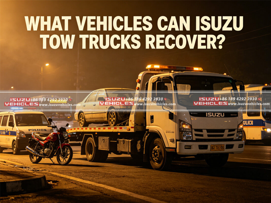 What Vehicles Can ISUZU Tow trucks Recover