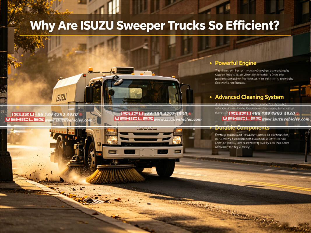 Why Are ISUZU Sweeper Trucks So Efficient