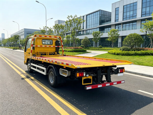 ISUZU 100P 3T Flat Bed Tow Truck​ Back