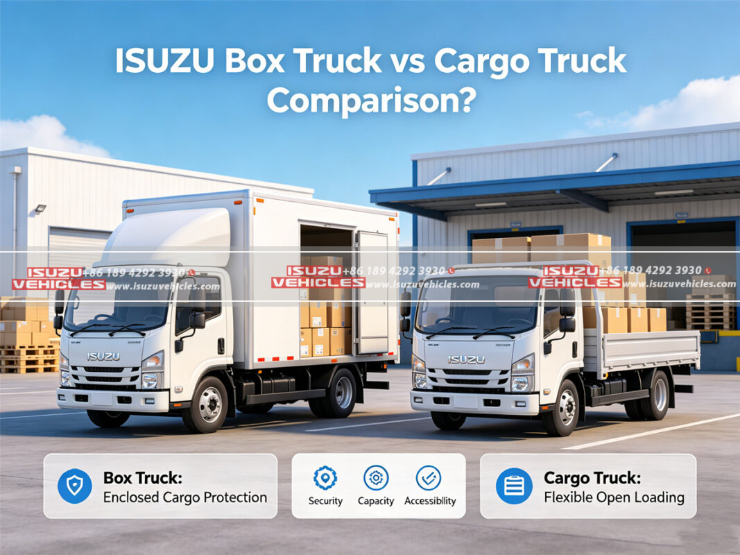 ISUZU Box Truck vs Cargo Truck Comparison?