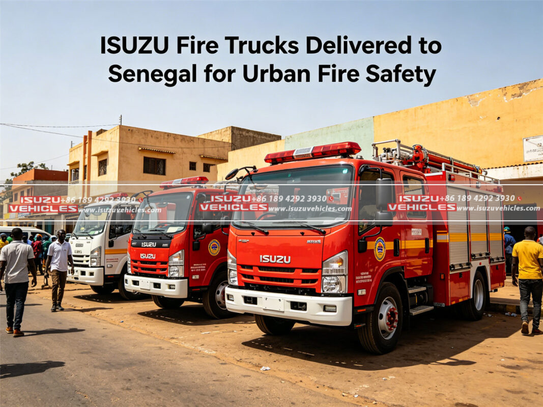 ISUZU Fire Trucks Delivered to Senegal for Urban Fire Safety
